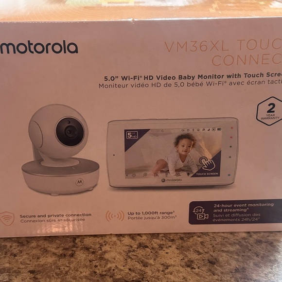 Motorola VM36XL Touch Connect Baby Monitor